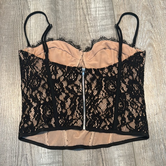 WHITE FOX- Dreamy Moments Lace Bustier Black - Picture 5 of 6